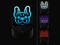 Happy French Bulldog Frenchie Dog Head 3D Illusion LED Night Light Sign Nightstand Desk Lamp